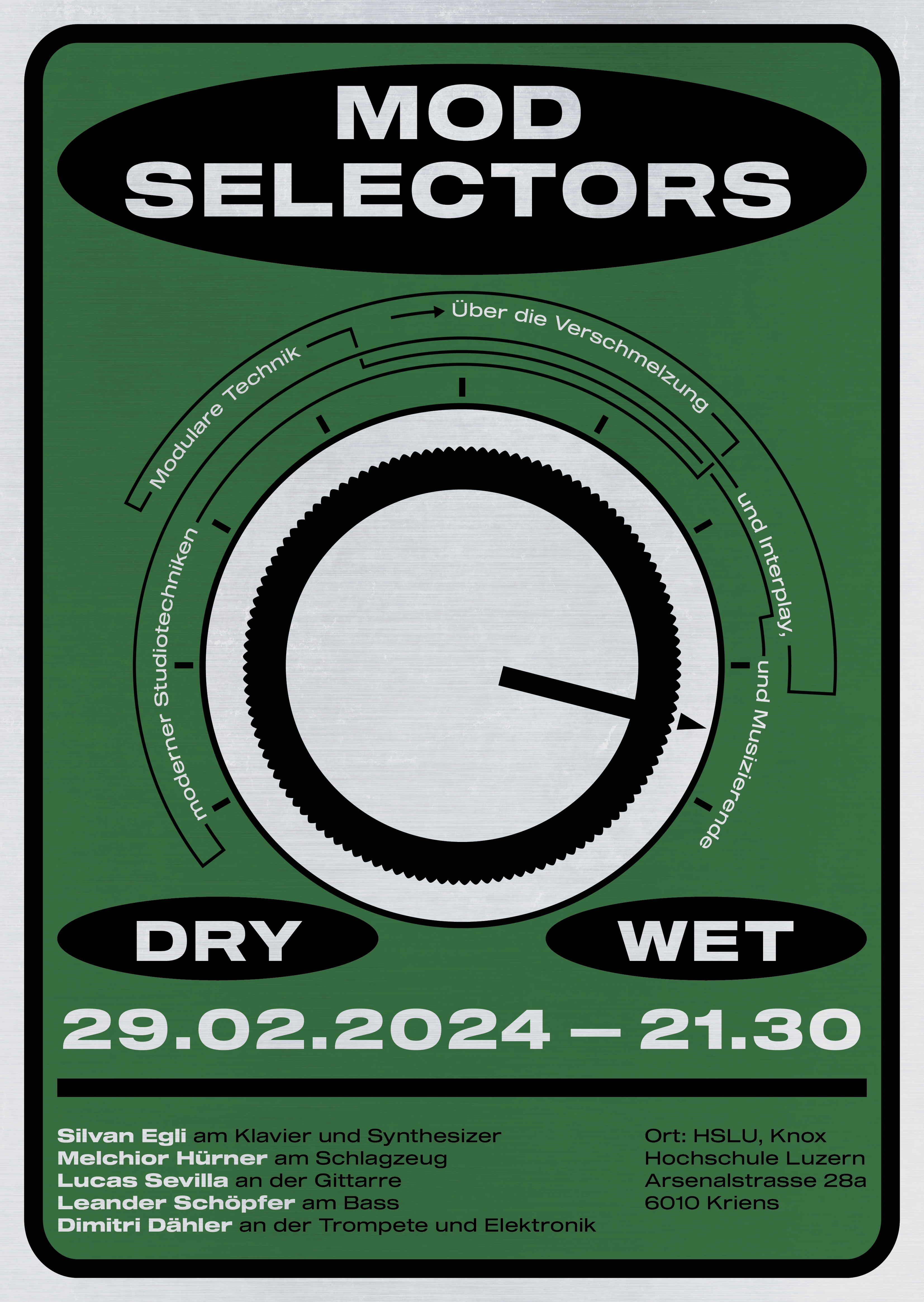 Mod Selectors flyer